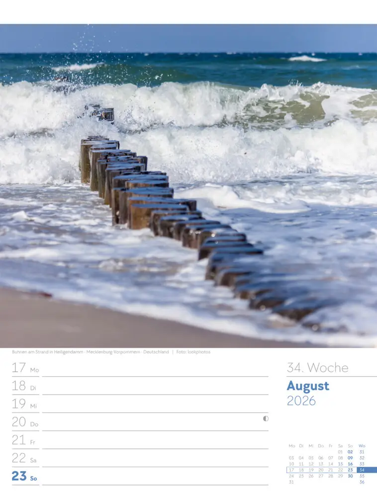 Bild: 9783838436036 | Am Meer Wochenplaner Kalender 2026 | Ackermann Kunstverlag GmbH | 2026