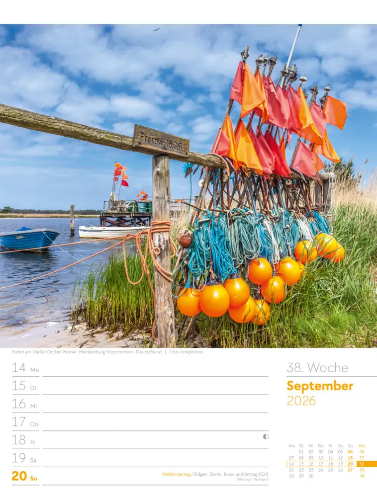 Bild: 9783838436036 | Am Meer Wochenplaner Kalender 2026 | Ackermann Kunstverlag GmbH | 2026