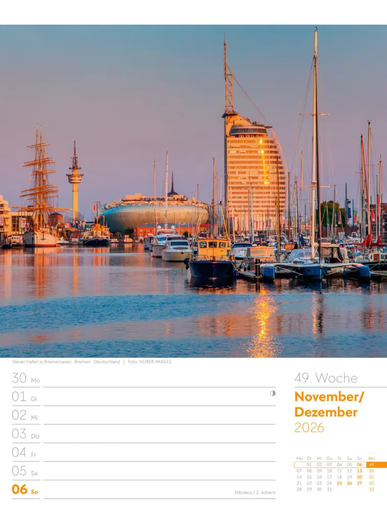 Bild: 9783838436036 | Am Meer Wochenplaner Kalender 2026 | Ackermann Kunstverlag GmbH | 2026