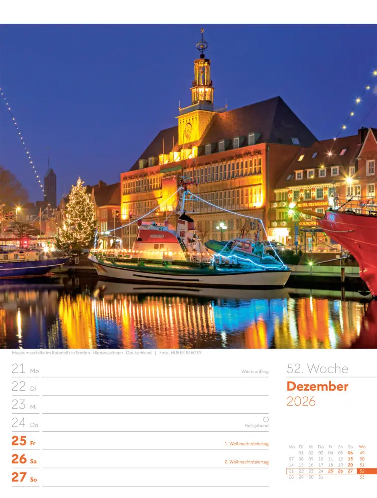 Bild: 9783838436036 | Am Meer Wochenplaner Kalender 2026 | Ackermann Kunstverlag GmbH | 2026
