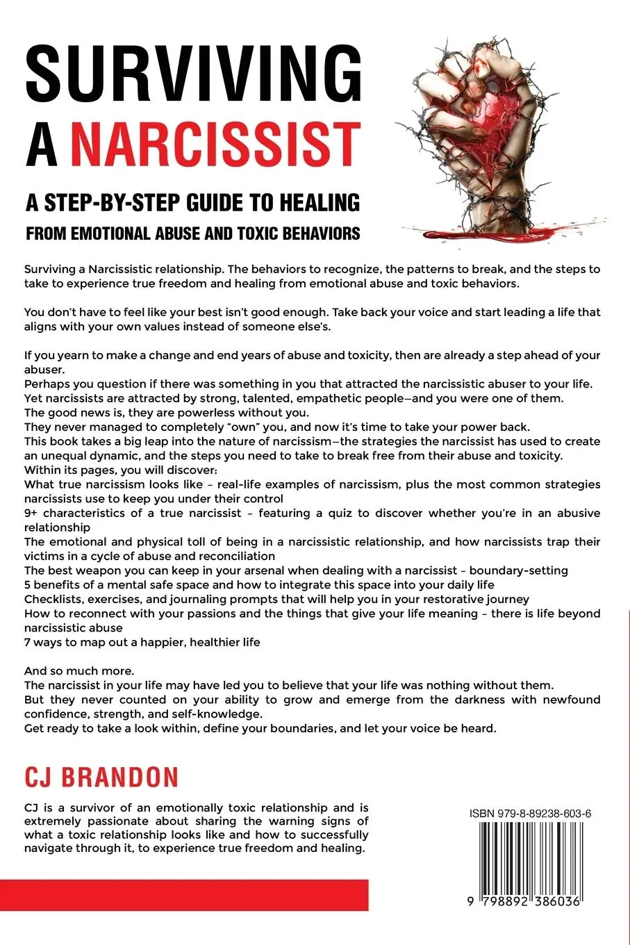 Rückseite: 9798892386036 | Surviving A Narcissist | Christy Brandon | Taschenbuch | Englisch