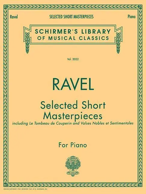 Cover: 73999816136 | Selected Short Masterpieces | Maurice Ravel | Taschenbuch | Buch