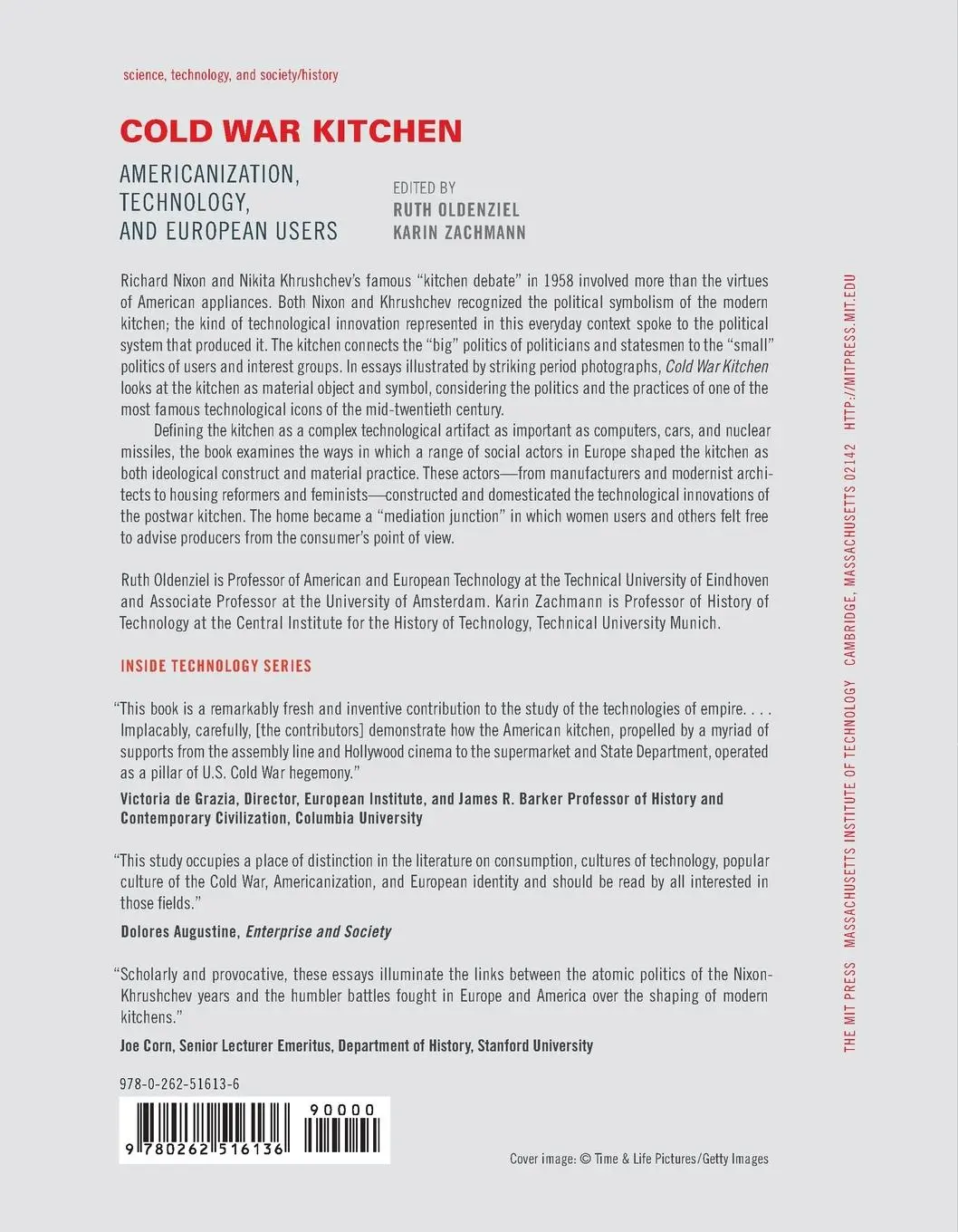 Rückseite: 9780262516136 | Cold War Kitchen | Americanization, Technology, and European Users