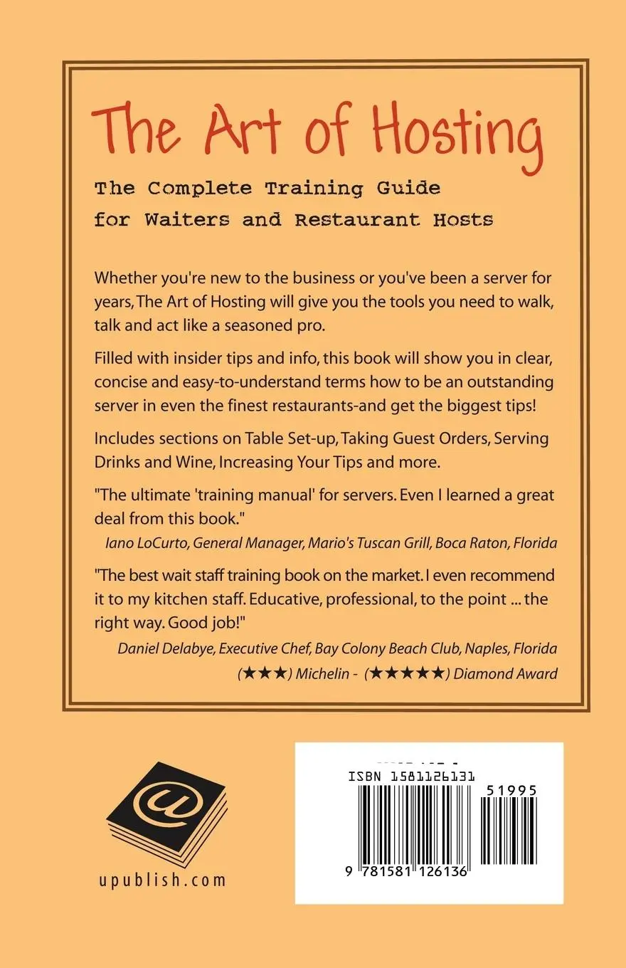 Rückseite: 9781581126136 | The Art of Hosting | Gerard A. Pollion | Taschenbuch | Englisch | 2002