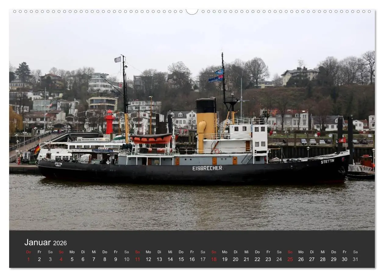 Bild: 9783457966136 | Hafen Hamburg 2026 (hochwertiger Premium Wandkalender 2026 DIN A2...