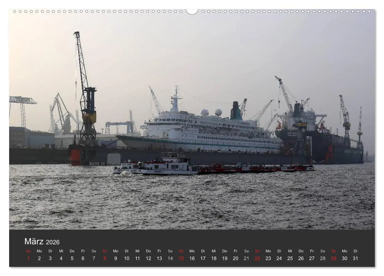 Bild: 9783457966136 | Hafen Hamburg 2026 (hochwertiger Premium Wandkalender 2026 DIN A2...