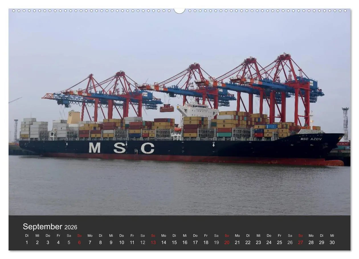 Bild: 9783457966136 | Hafen Hamburg 2026 (hochwertiger Premium Wandkalender 2026 DIN A2...