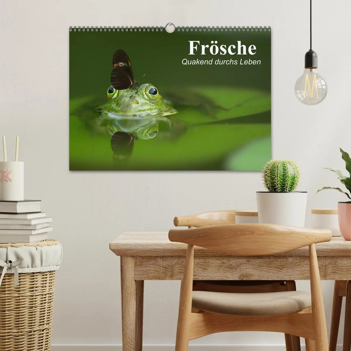 Bild: 9783516056136 | Frösche. Quakend durchs Leben (Wandkalender 2026 DIN A3 quer),...