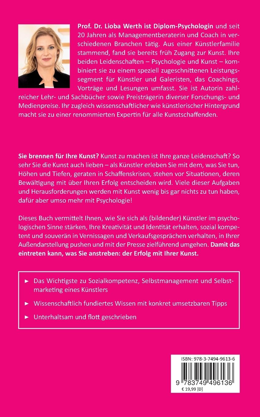 Rückseite: 9783749496136 | Als Künstler erfolgreich sein | Lioba Werth | Taschenbuch | Paperback