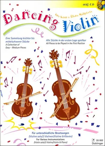 Cover: 9790012196136 | Dancing Violin | Uwe Korn_Elena Malycheva | Buch + CD