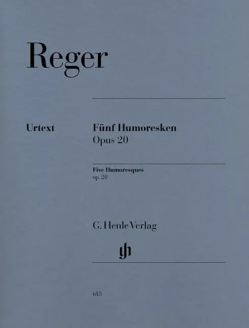 Cover: 9790201806136 | Reger, M: Fünf Humoresken für Klavier op. 20 | Max Reger | Taschenbuch