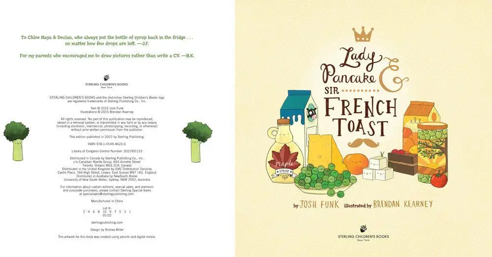 Bild: 9781454946236 | Lady Pancake &amp; Sir French Toast | Josh Funk | Taschenbuch | Englisch