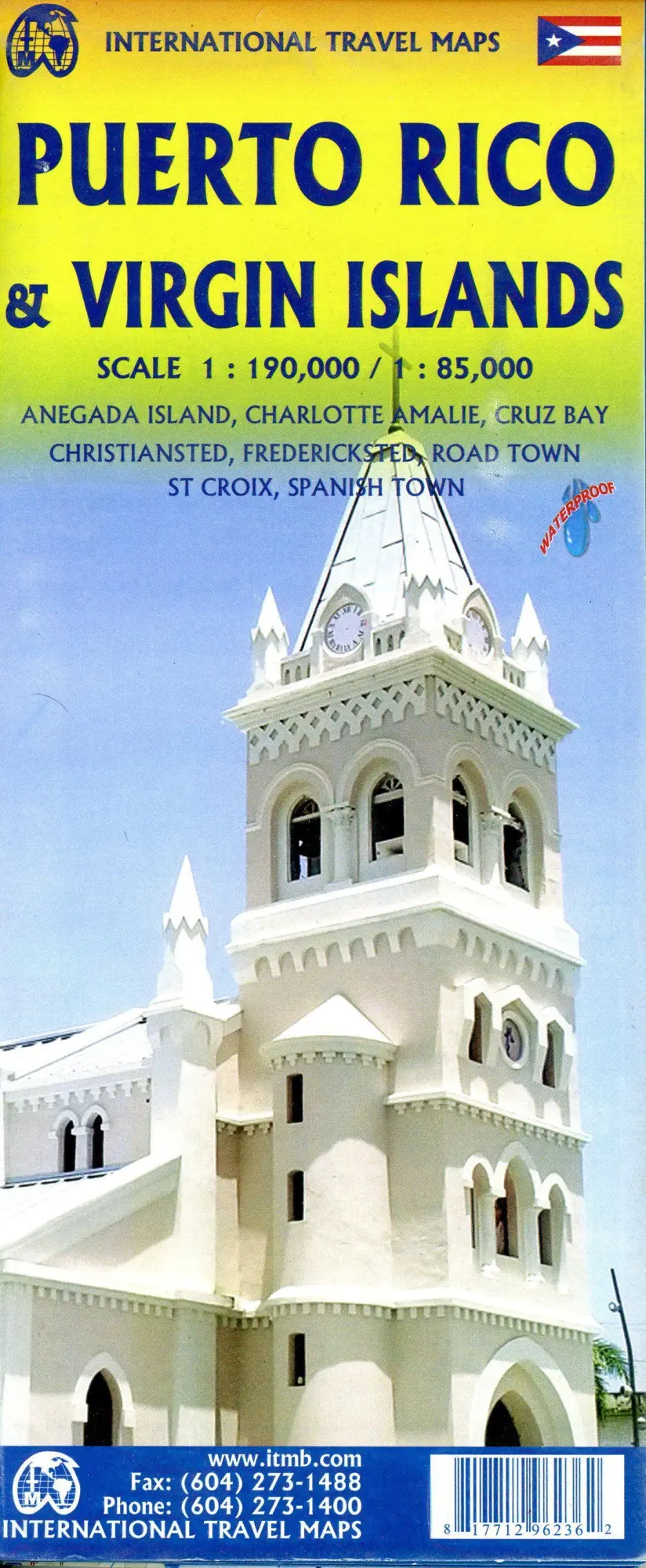 Cover: 9781771296236 | Puerto Rico | 1:190000 | (Land-)Karte | International Travel Map