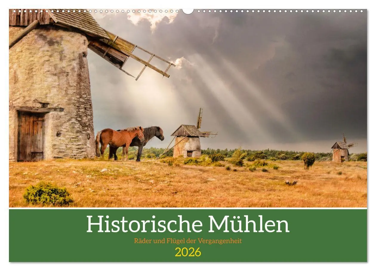 Cover: 9783457266236 | Historische Mühlen - Räder und Flügel der Vergangenheit...