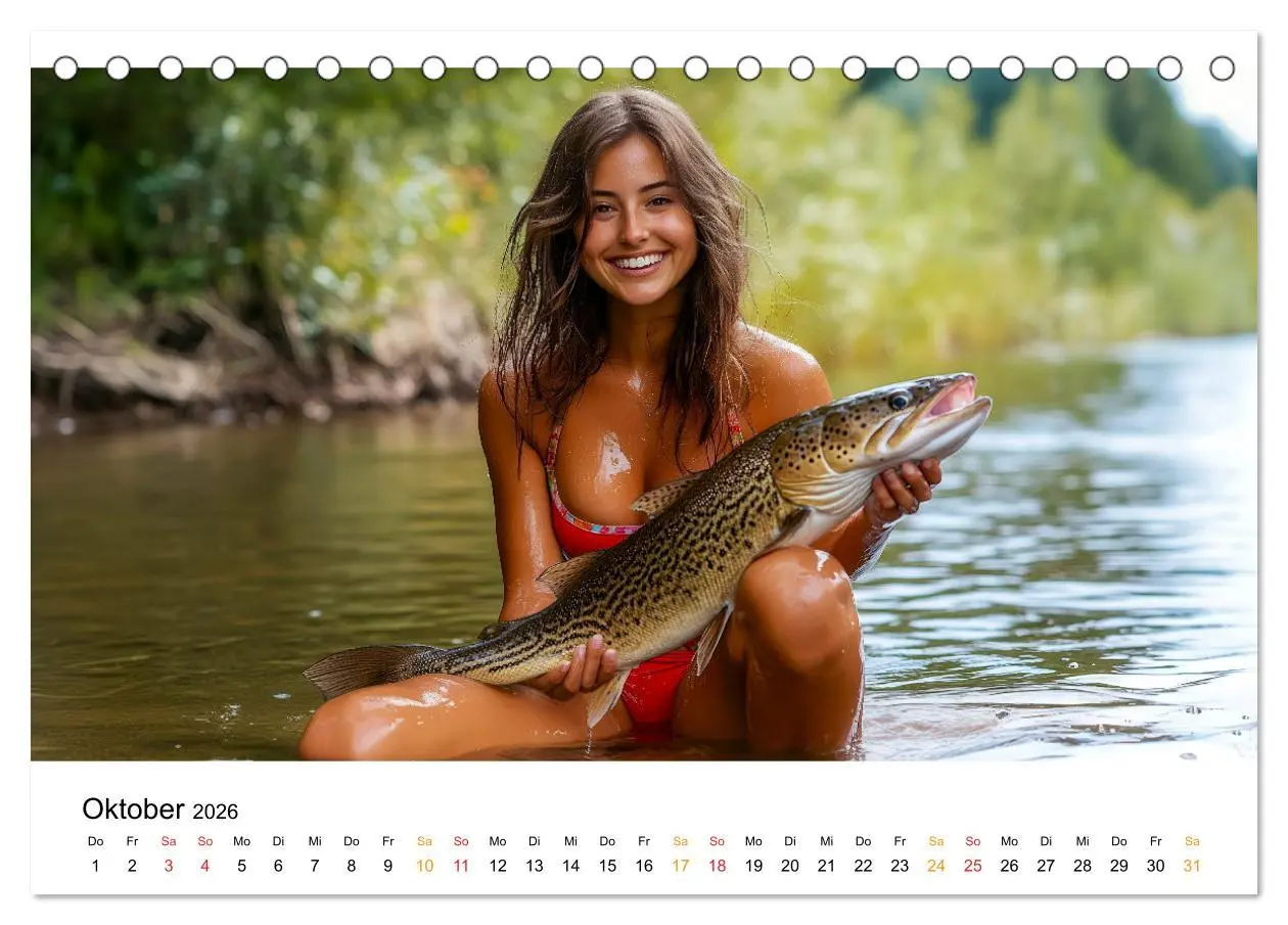 Bild: 9783457336236 | Hecht und Karpfen (Tischkalender 2026 DIN A5 quer), CALVENDO...