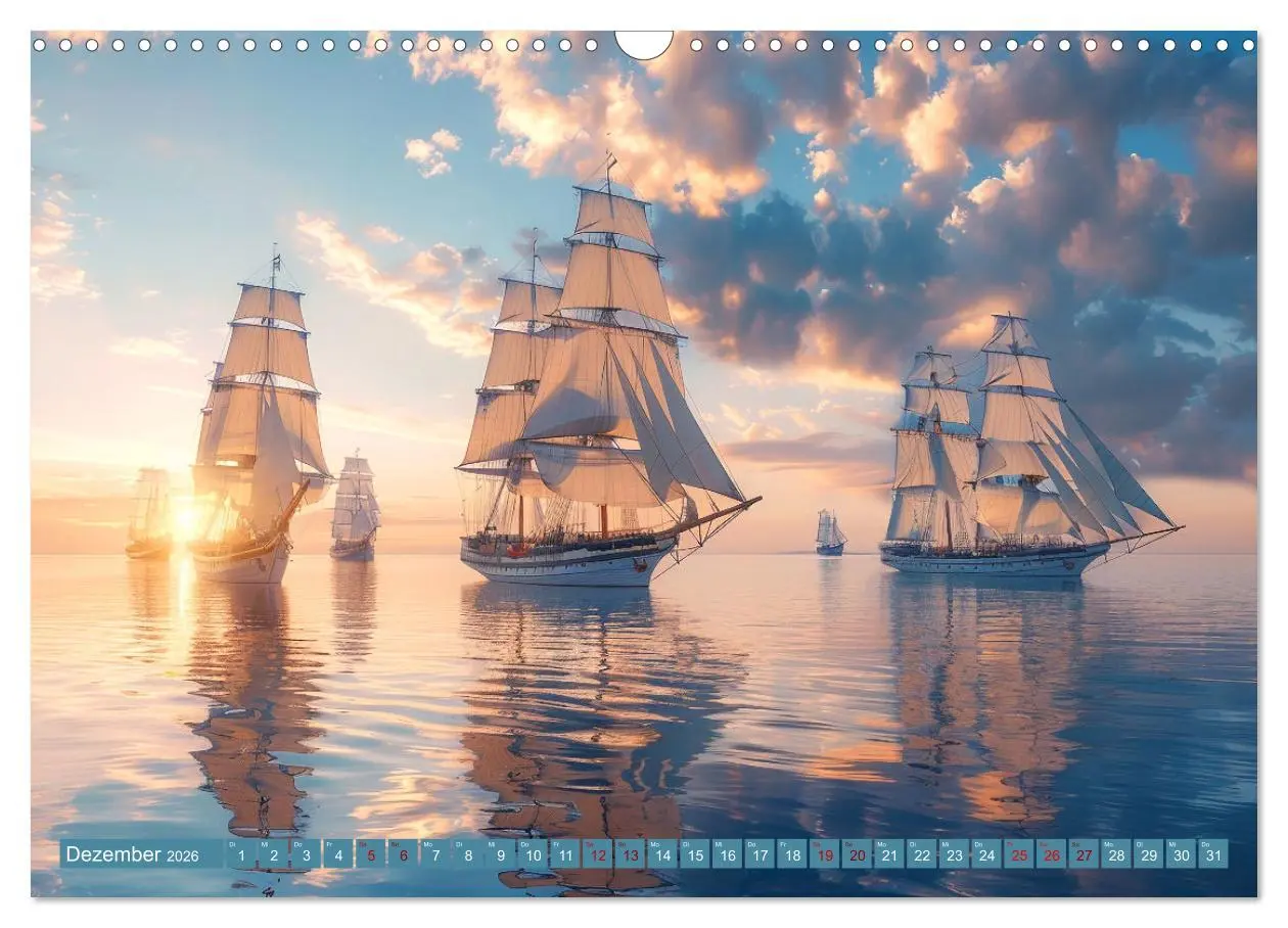 Bild: 9783457406236 | Mit den Träumen segeln (Wandkalender 2026 DIN A3 quer), CALVENDO...