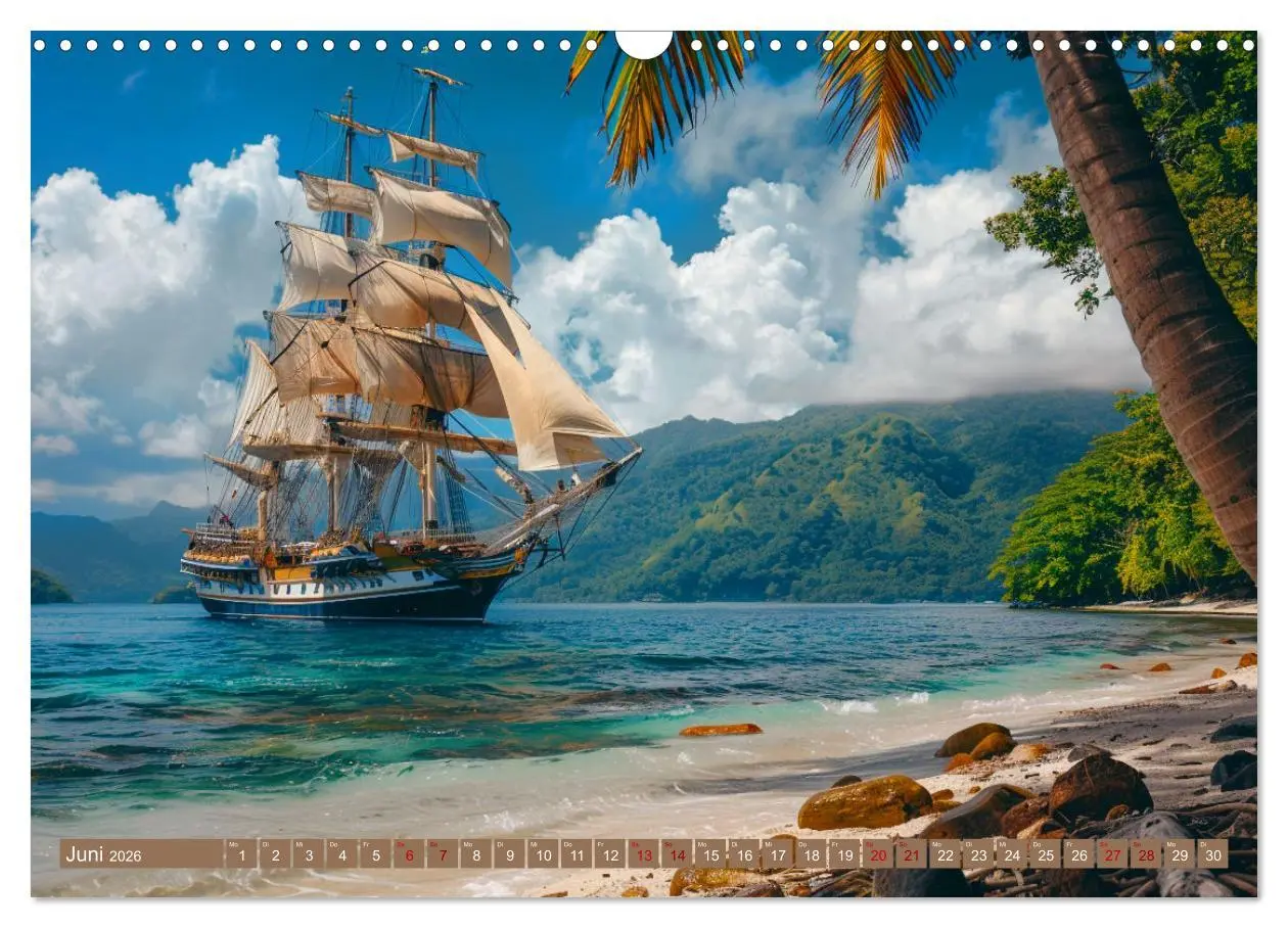 Bild: 9783457406236 | Mit den Träumen segeln (Wandkalender 2026 DIN A3 quer), CALVENDO...