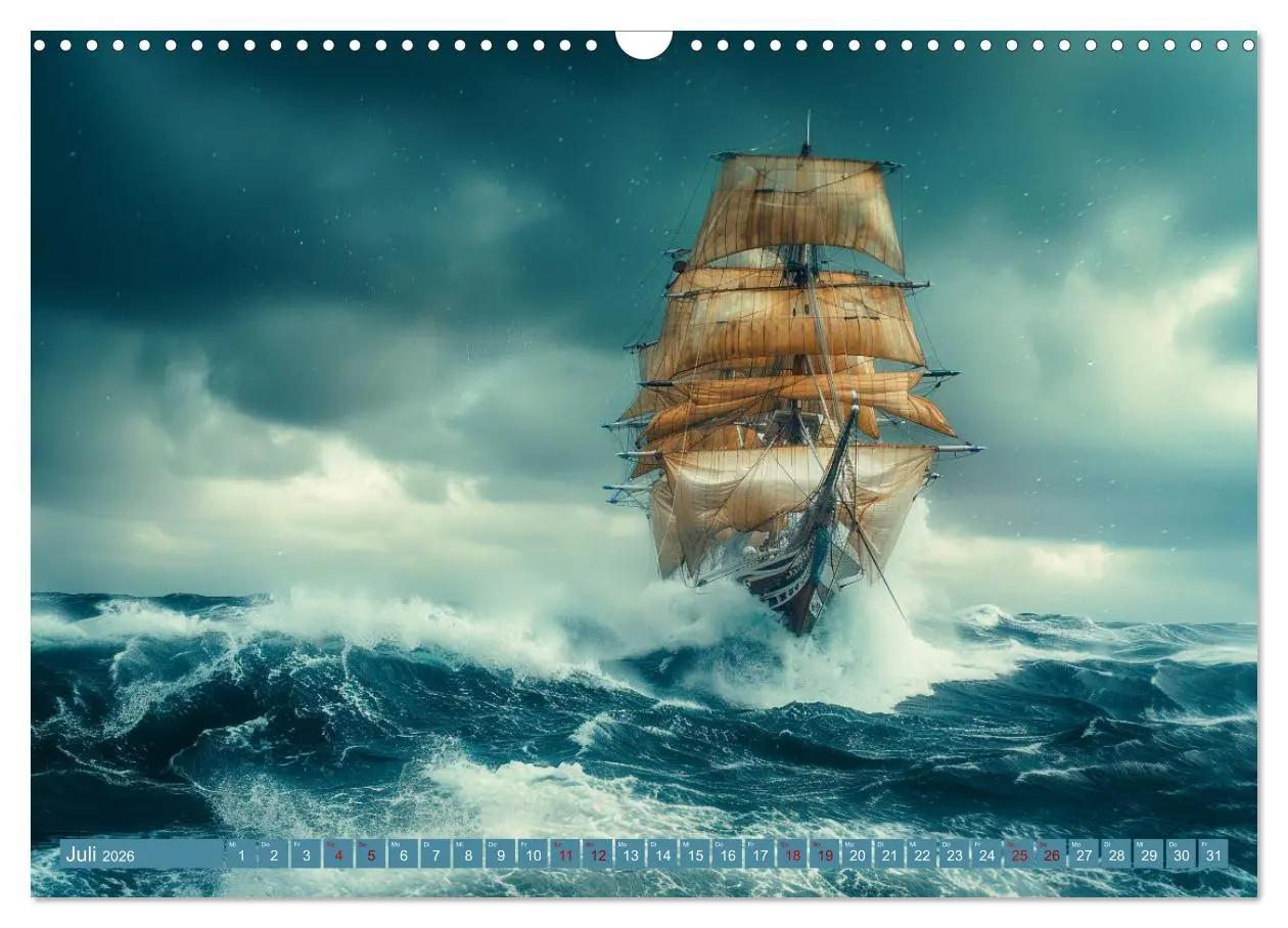 Bild: 9783457406236 | Mit den Träumen segeln (Wandkalender 2026 DIN A3 quer), CALVENDO...