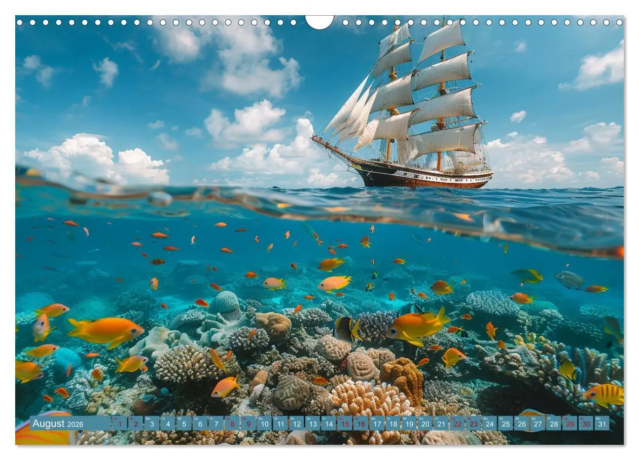 Bild: 9783457406236 | Mit den Träumen segeln (Wandkalender 2026 DIN A3 quer), CALVENDO...