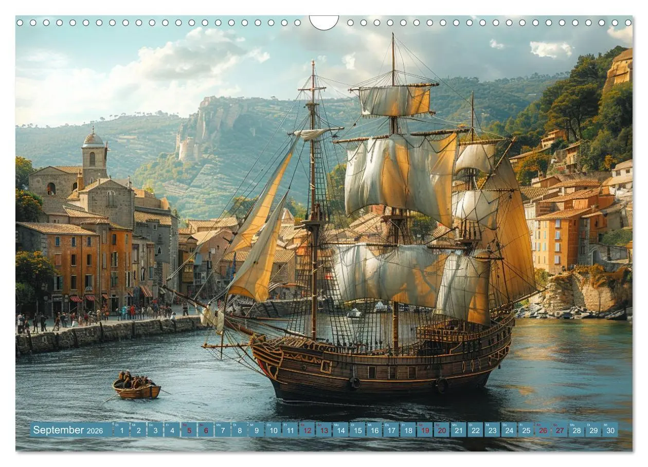 Bild: 9783457406236 | Mit den Träumen segeln (Wandkalender 2026 DIN A3 quer), CALVENDO...