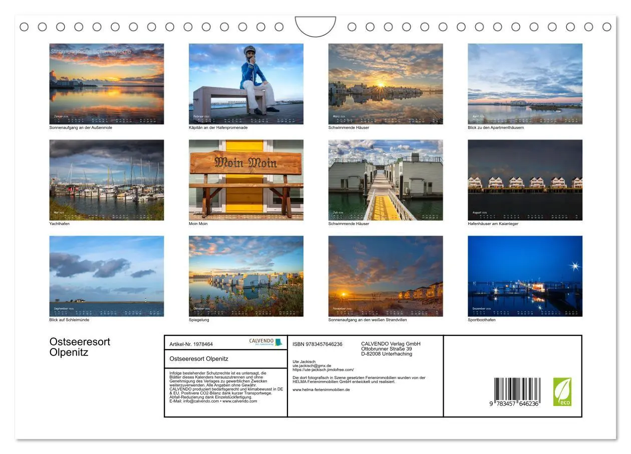 Bild: 9783457646236 | Ostseeresort Olpenitz (Wandkalender 2026 DIN A4 quer), CALVENDO...