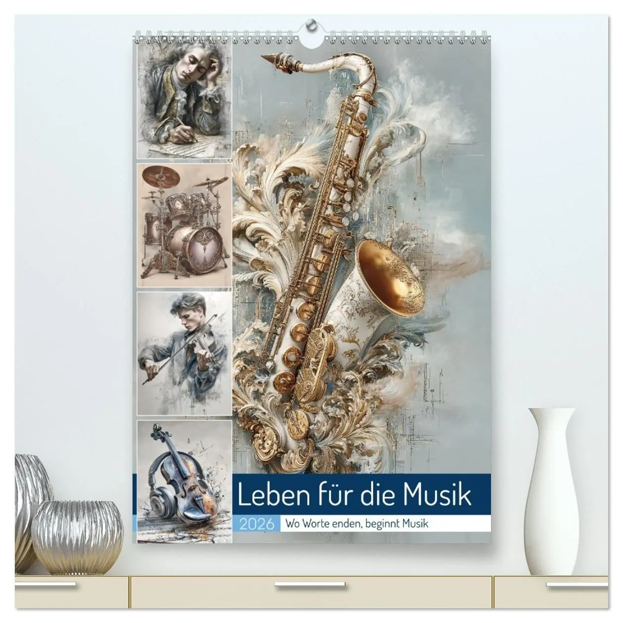 Cover: 9783516666236 | Leben für die Musik (hochwertiger Premium Wandkalender 2026 DIN A2...