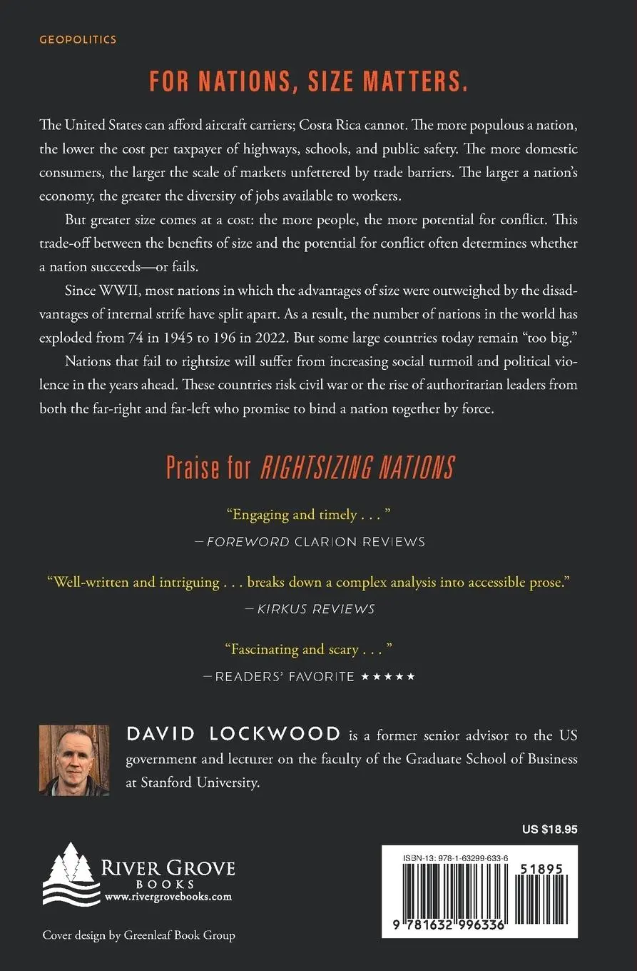Rückseite: 9781632996336 | Rightsizing Nations | David Lockwood | Taschenbuch | Englisch | 2023