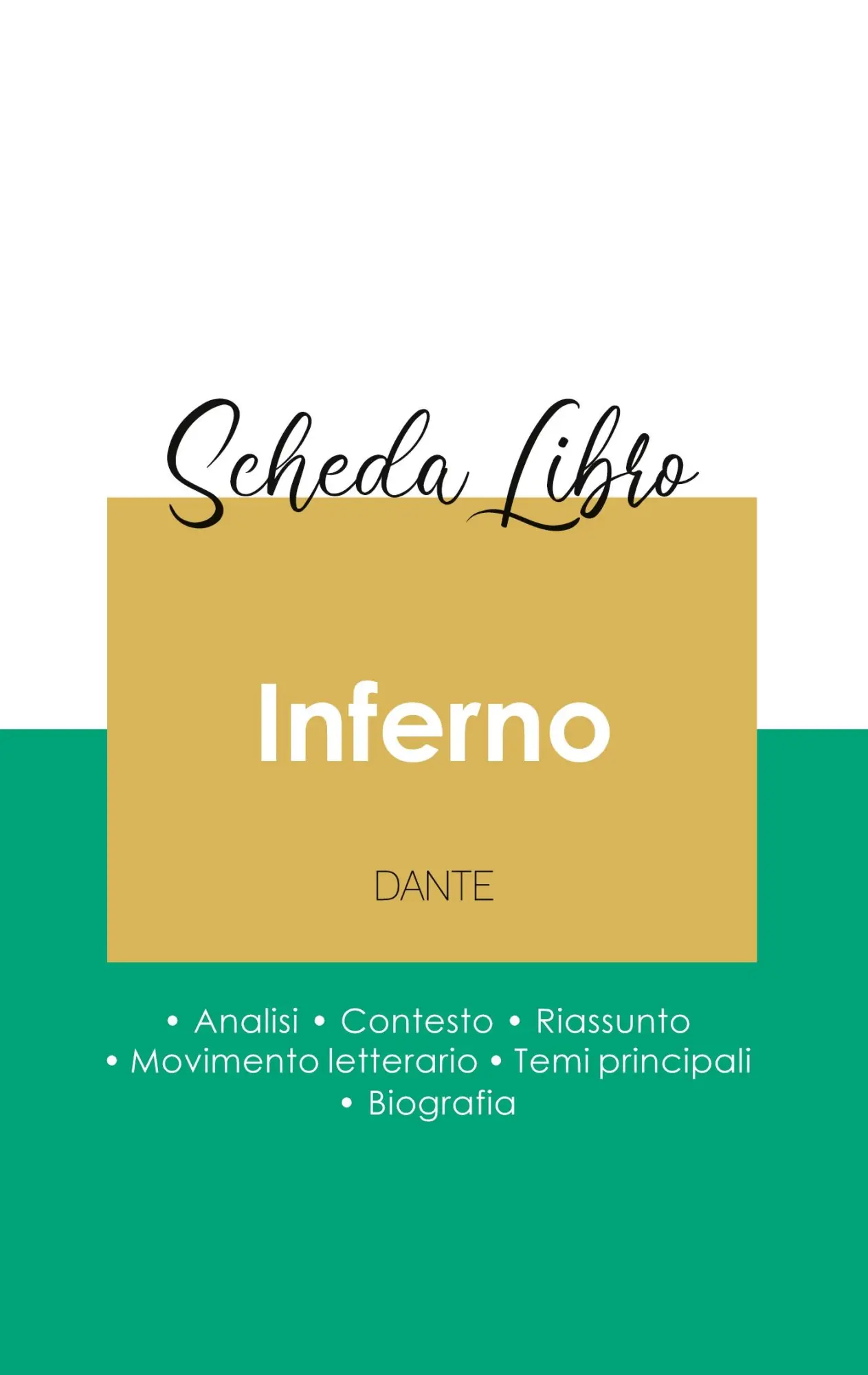 Cover: 9782759306336 | Scheda libro Inferno nella Divina commedia di Dante (analisi...