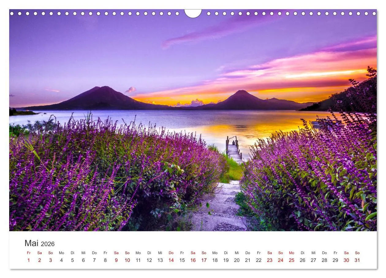 Bild: 9783457566336 | Kunterbuntes Guatemala (Wandkalender 2026 DIN A3 quer), CALVENDO...
