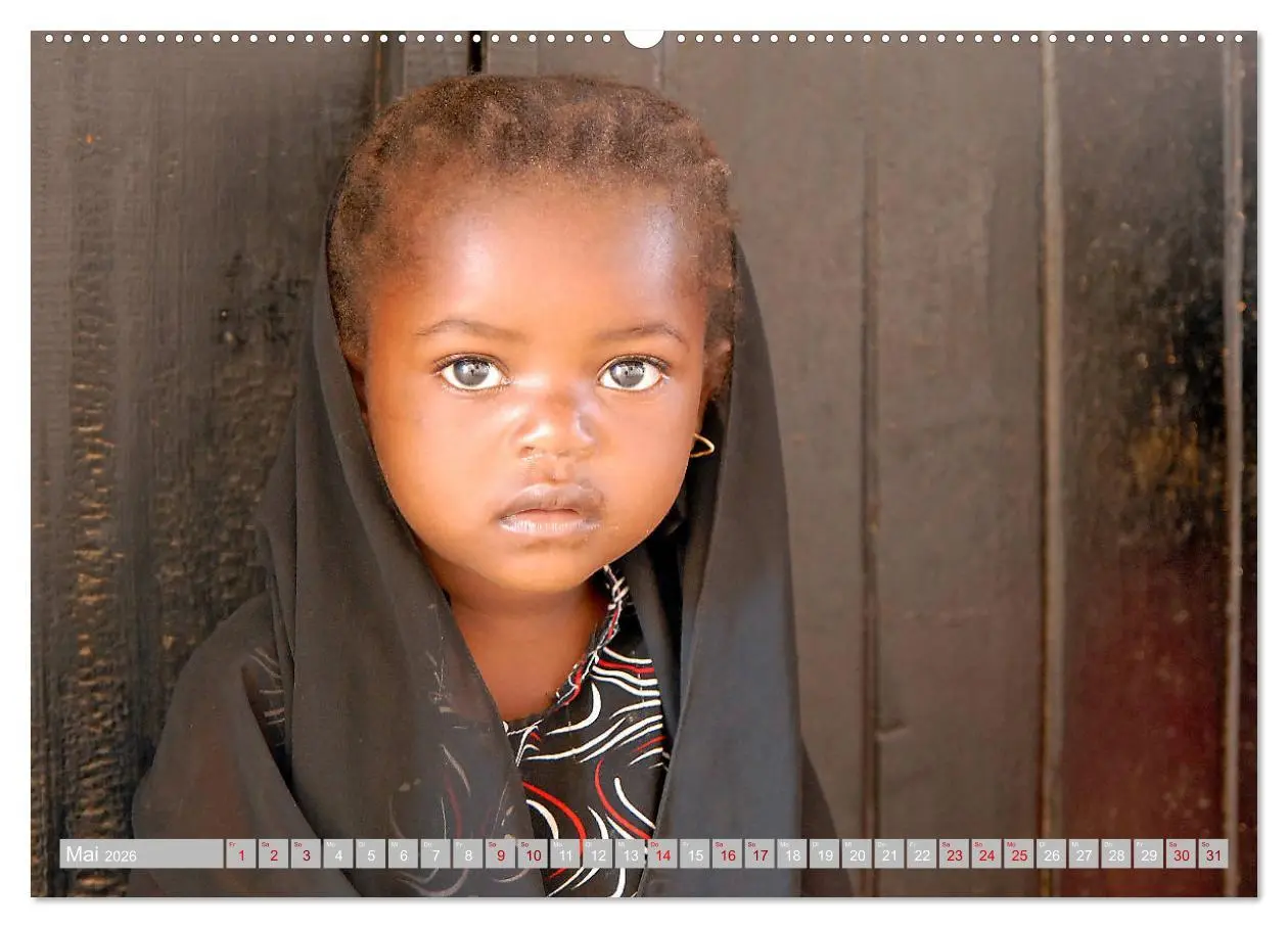 Bild: 9783457706336 | Kinderaugen aus Afrika (Wandkalender 2026 DIN A2 quer), CALVENDO...