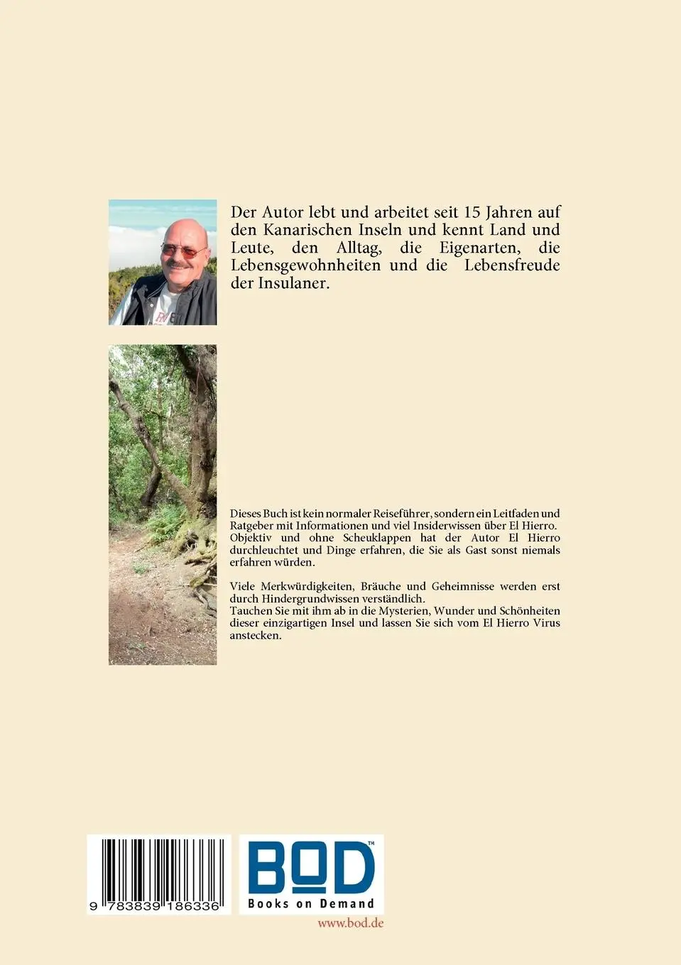 Rückseite: 9783839186336 | Geheimnisvolles El Hierro | Manfred Betzwieser | Taschenbuch | 156 S.