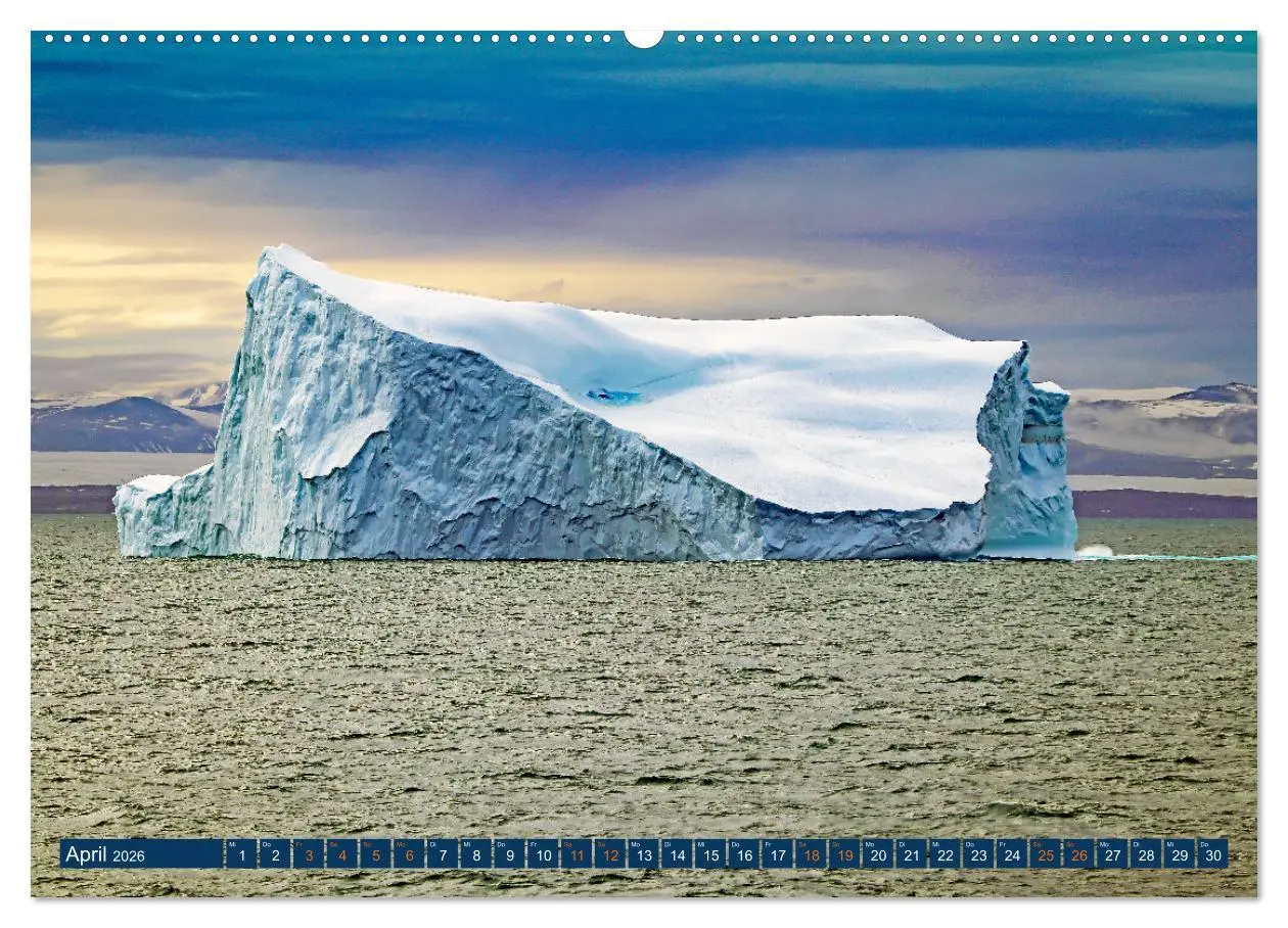 Bild: 9783457486436 | Berge aus Eis (Wandkalender 2026 DIN A2 quer), CALVENDO Monatskalender