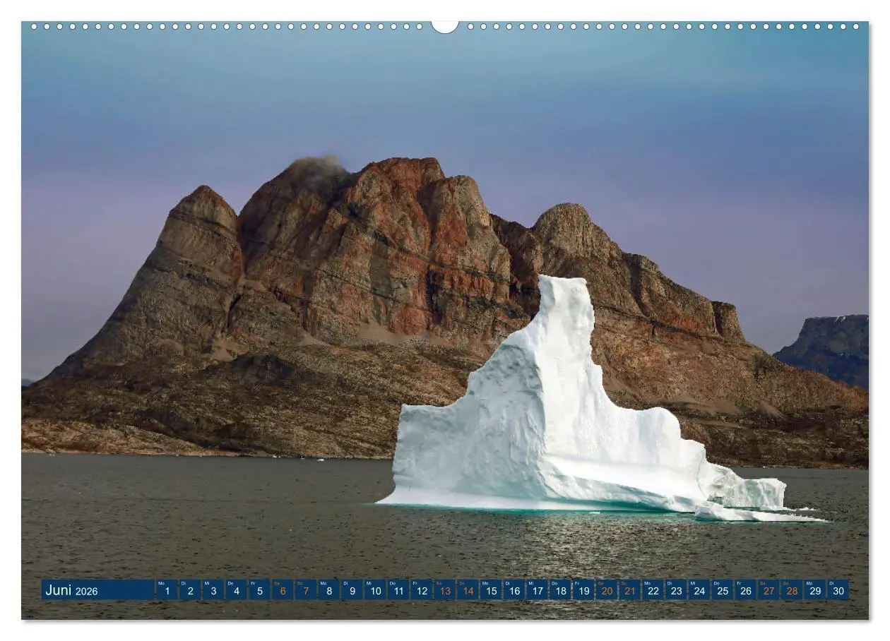 Bild: 9783457486436 | Berge aus Eis (Wandkalender 2026 DIN A2 quer), CALVENDO Monatskalender