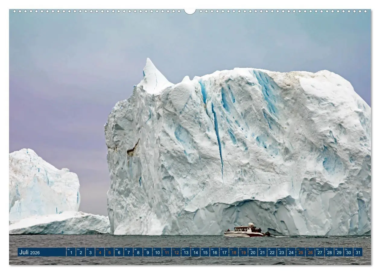 Bild: 9783457486436 | Berge aus Eis (Wandkalender 2026 DIN A2 quer), CALVENDO Monatskalender