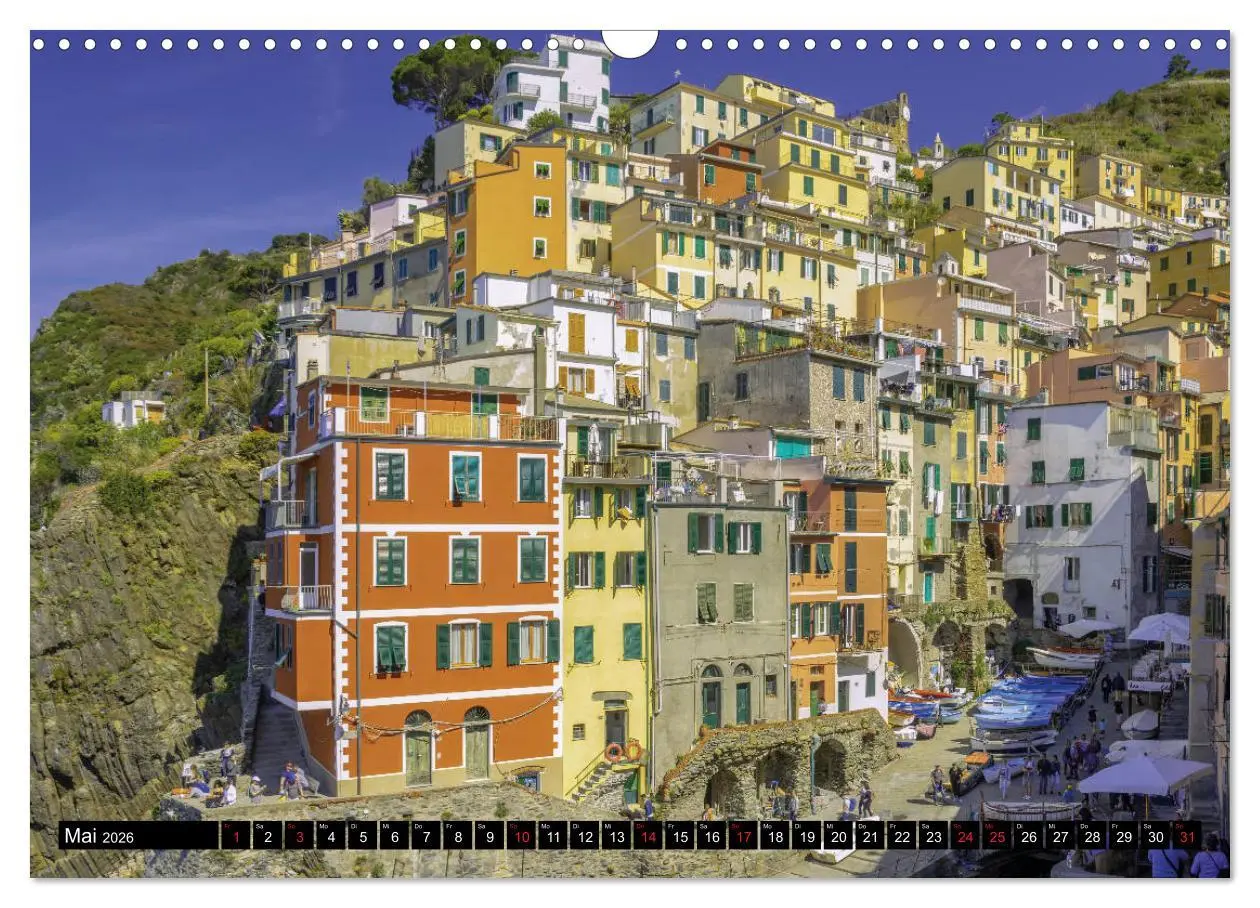 Bild: 9783457796436 | Bunte Woche in Ligurien (Wandkalender 2026 DIN A3 quer), CALVENDO...