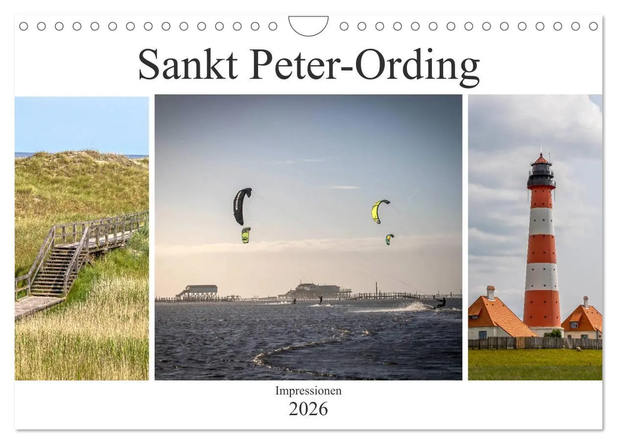 Cover: 9783457866436 | Impressionen aus Sankt Peter-Ording (Wandkalender 2026 DIN A4...