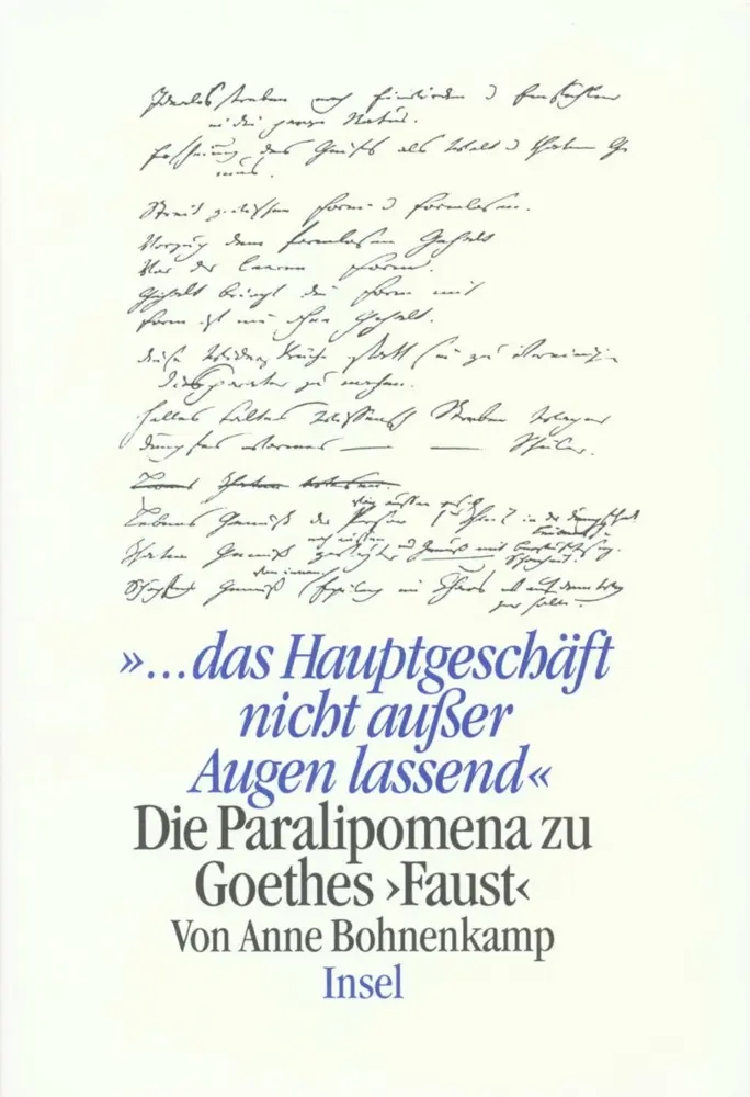 Cover: 9783458166436 | 'Das Hauptgeschäft nicht außer Augen lassend' | Anne Bohnenkamp | Buch