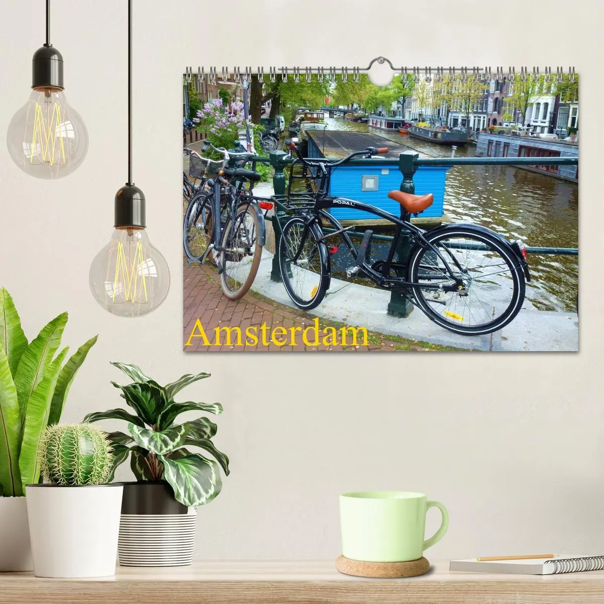 Bild: 9783516196436 | Amsterdam (Wandkalender 2026 DIN A4 quer), CALVENDO Monatskalender