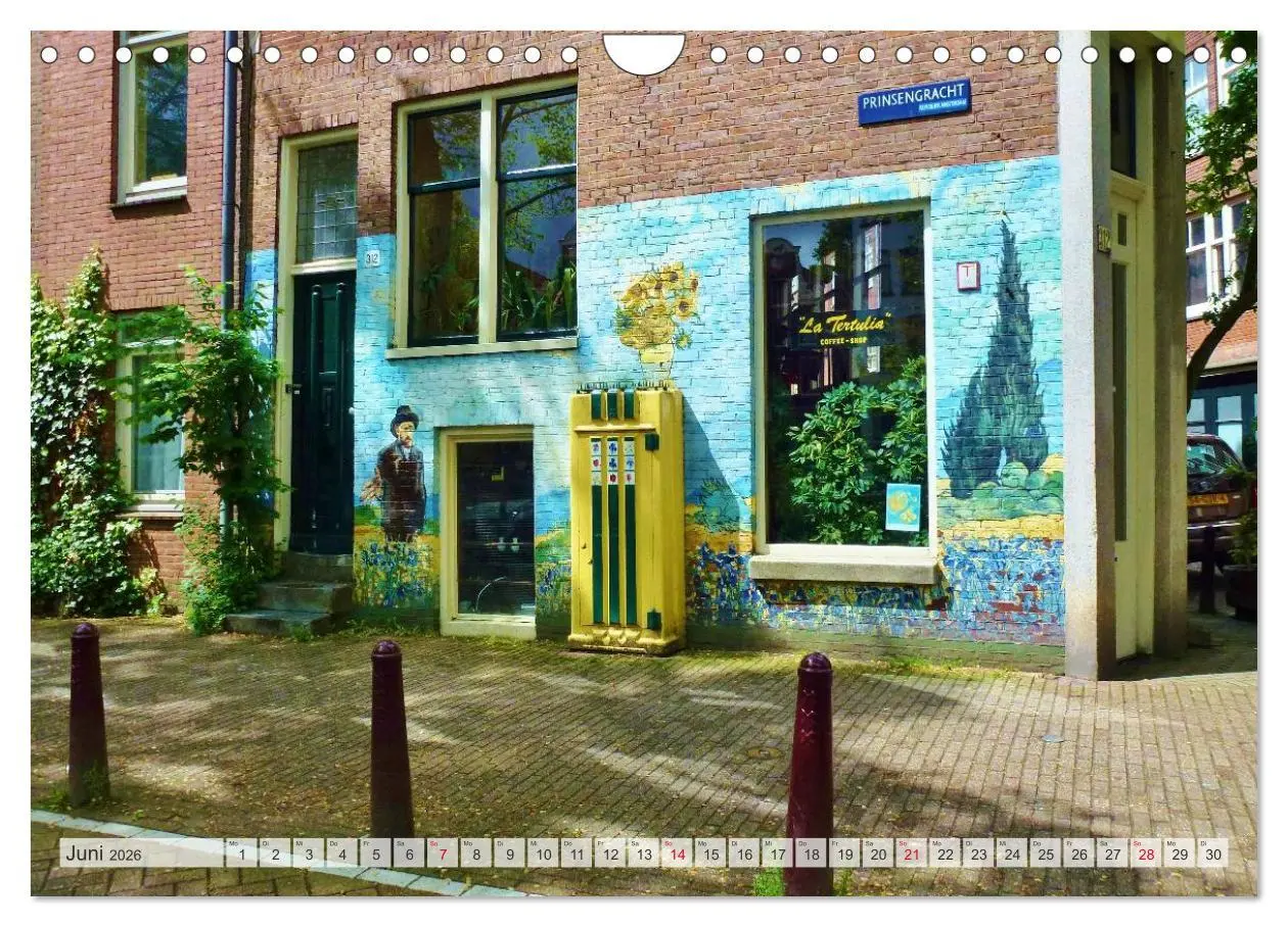 Bild: 9783516196436 | Amsterdam (Wandkalender 2026 DIN A4 quer), CALVENDO Monatskalender