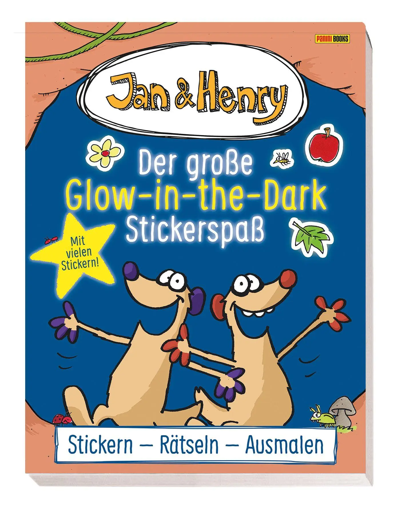 Cover: 9783934046436 | Jan &amp; Henry: Der große Glow-in-the-Dark-Stickerspaß | Panini | Buch
