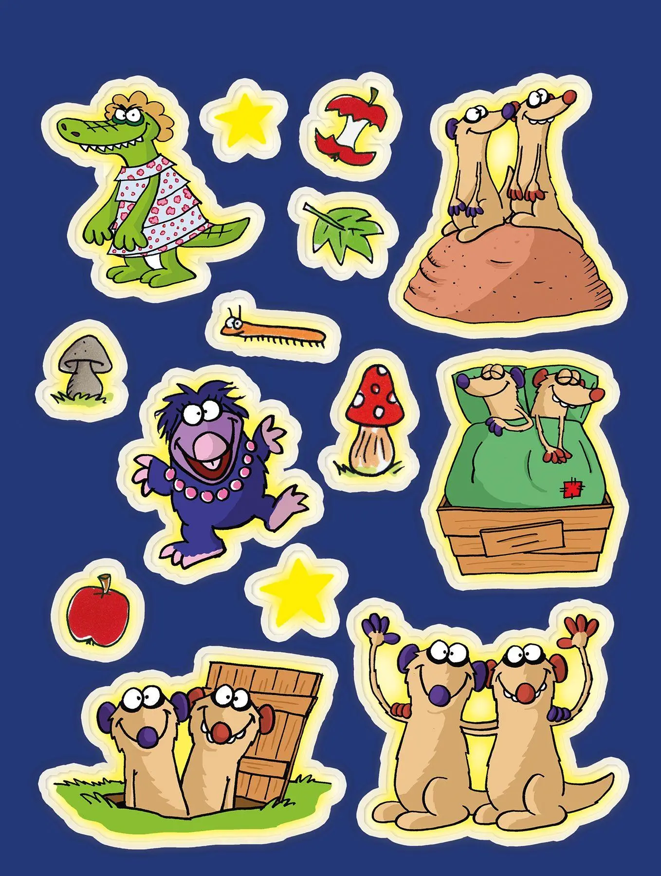 Bild: 9783934046436 | Jan &amp; Henry: Der große Glow-in-the-Dark-Stickerspaß | Panini | Buch