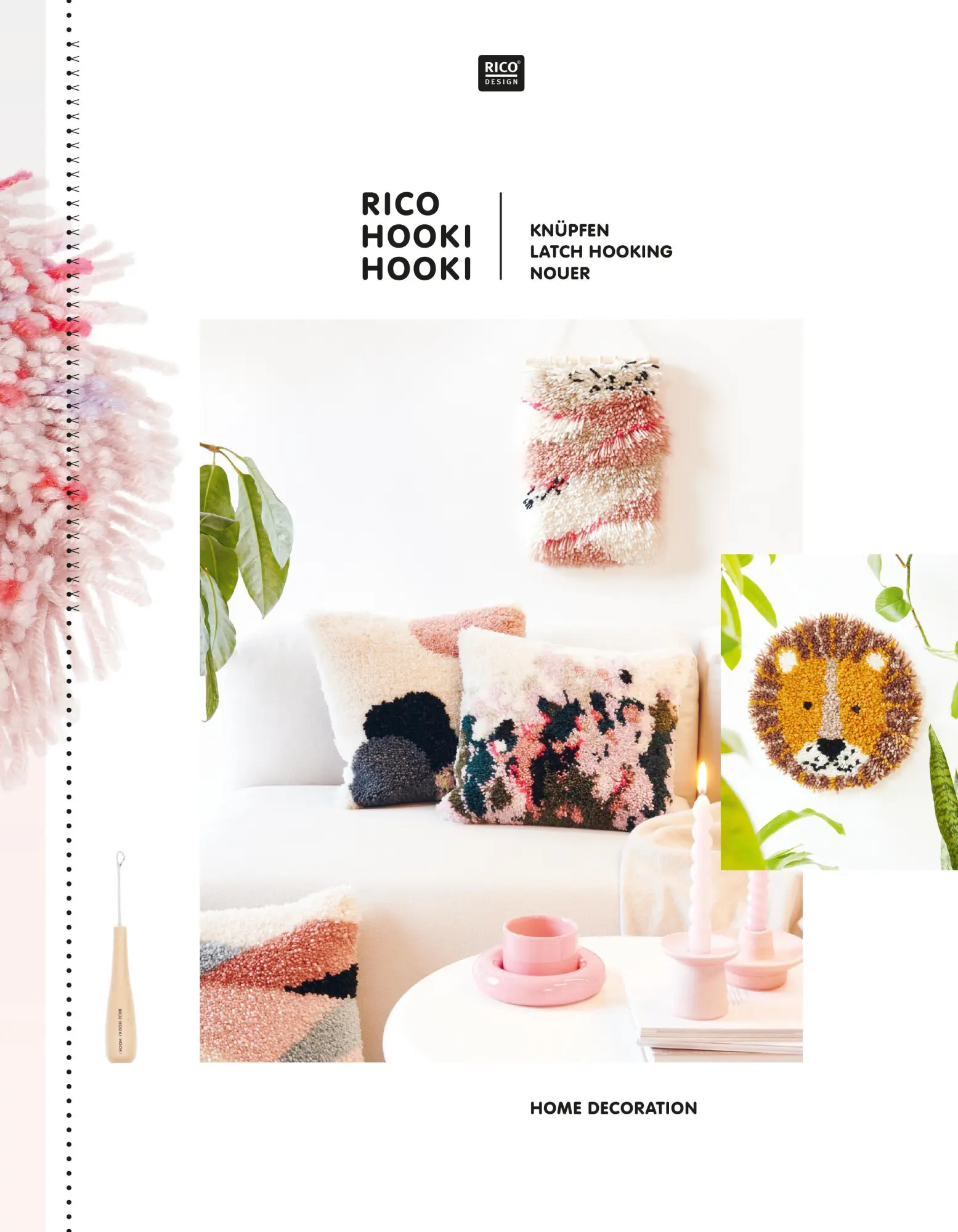 Cover: 9783960166436 | Rico Hooki Hooki | Knüpfen Latch Hooking Nouer, Home Decoration | KG