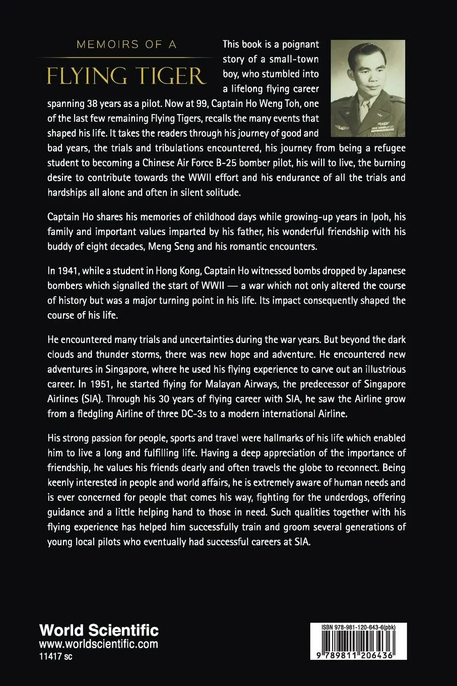 Rückseite: 9789811206436 | MEMOIRS OF A FLYING TIGER | Ho Weng Toh | Taschenbuch | Englisch