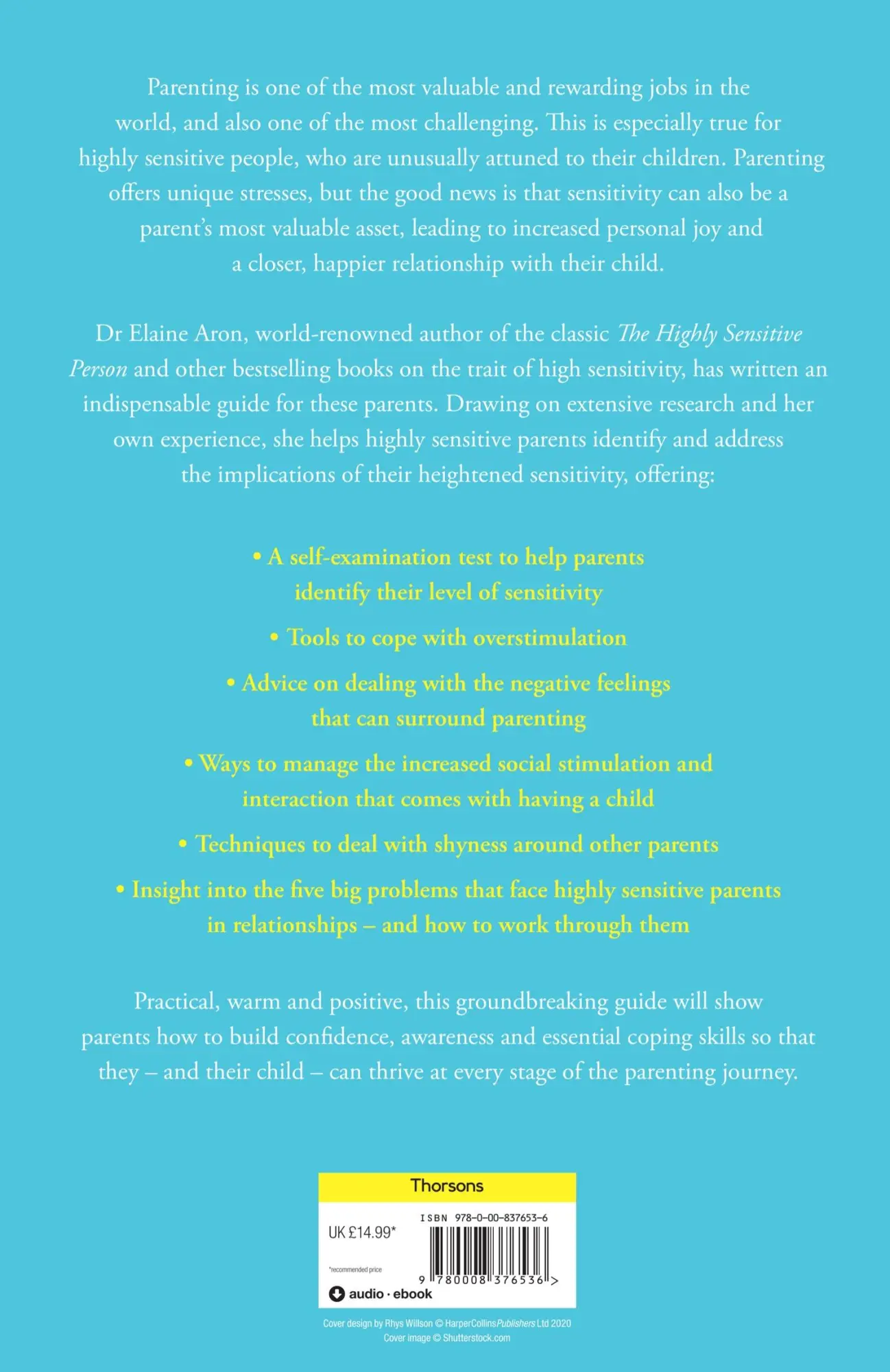 Rückseite: 9780008376536 | The Highly Sensitive Parent | Elaine N. Aron | Taschenbuch | Englisch