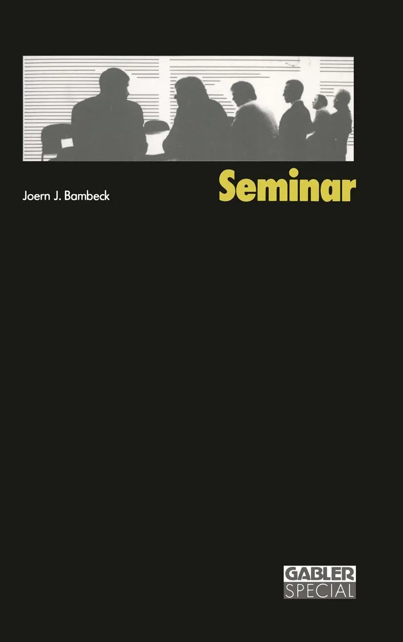 Cover: 9783409196536 | Seminar | J J Bambeck | Taschenbuch | 367 S. | Deutsch | 1987