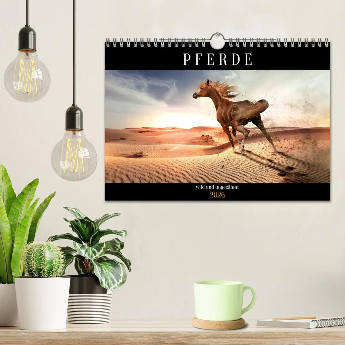Bild: 9783457546536 | Pferde - wild und ungezähmt (Wandkalender 2026 DIN A4 quer),...