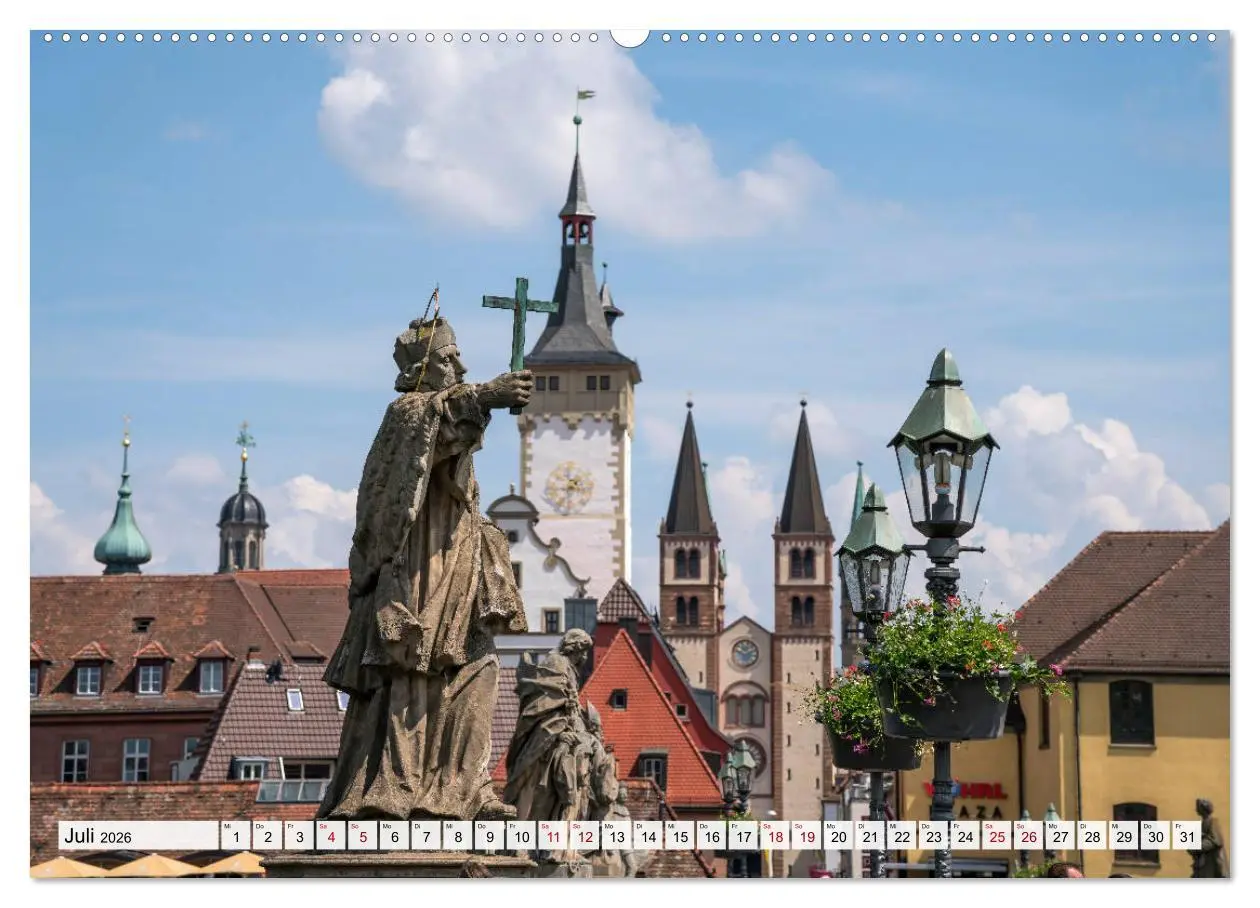 Bild: 9783457786536 | Würzburg - Bayern (Wandkalender 2026 DIN A2 quer), CALVENDO...