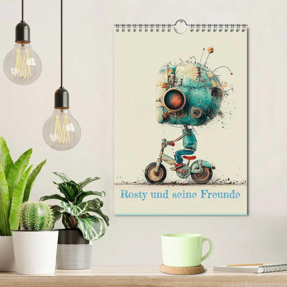Bild: 9783516256536 | Rosty und seine Freunde (Wandkalender 2026 DIN A4 hoch), CALVENDO...