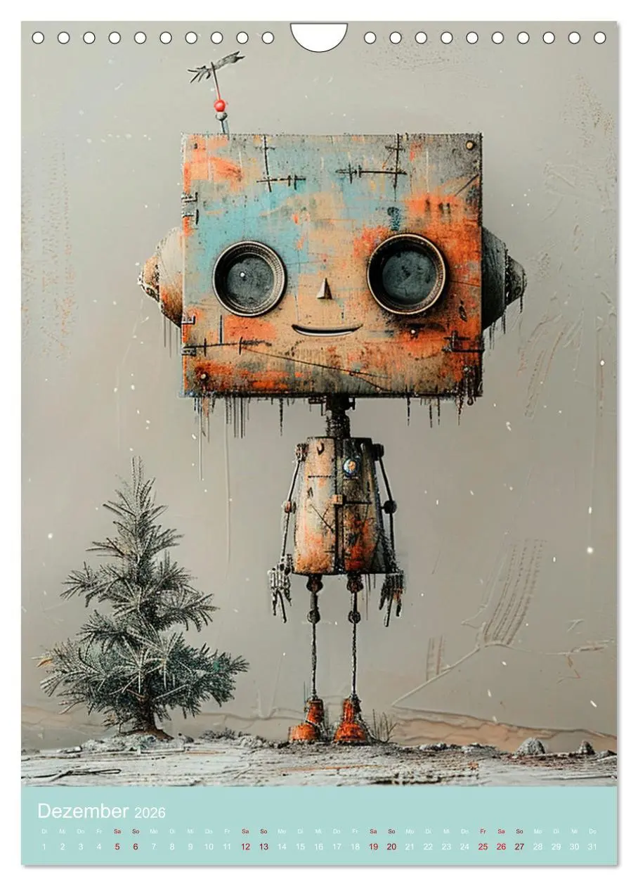 Bild: 9783516256536 | Rosty und seine Freunde (Wandkalender 2026 DIN A4 hoch), CALVENDO...