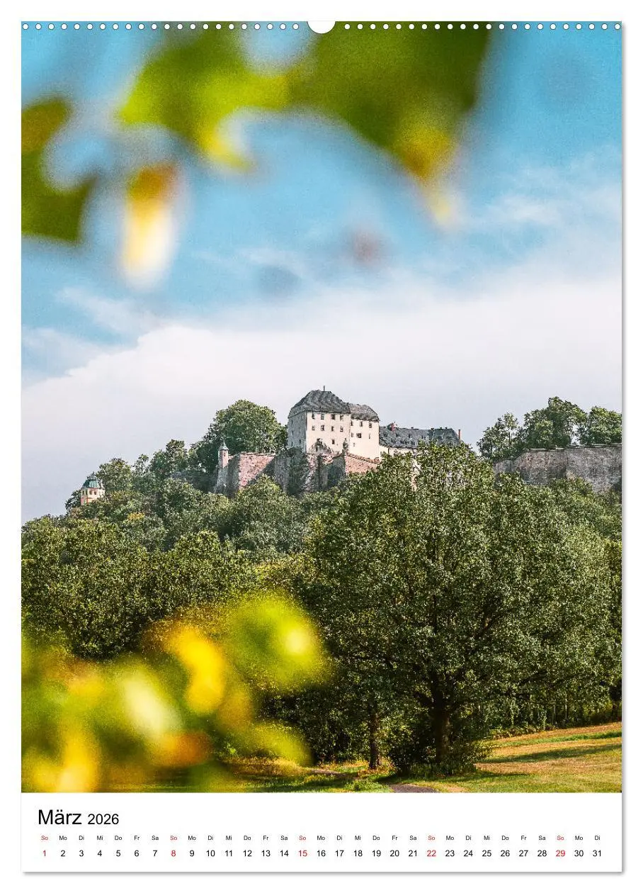 Bild: 9783516326536 | Sachsens Burgen und Schlösser mit Ortsangaben (hochwertiger Premium...